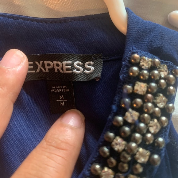 Express size medium blue top - Picture 2 of 2